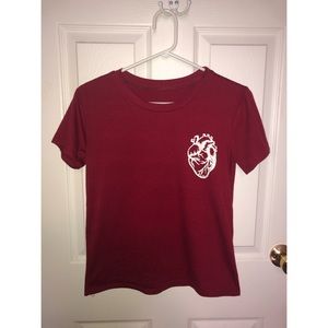 Anatomical Heart Graphic Tee